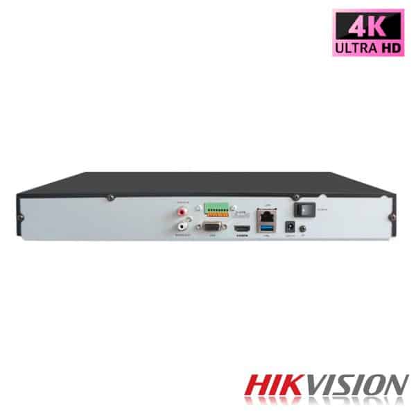 NVR 16CH 4K 2HDD 1U H265- DS-7616NI-K2 HIKVISION - Imagen 2