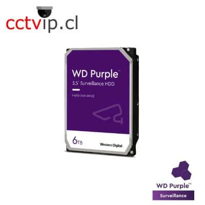 HDD 6 TB PURPLE DE VIDEO SATA WD63PURU-78 WESTERN DIGITAL