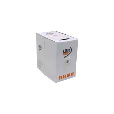 CABLE UTP 305M CAT5E UNIFILAR COBRE BLANCO PVC CBP-UW3 INTERIOR LINKCHIP