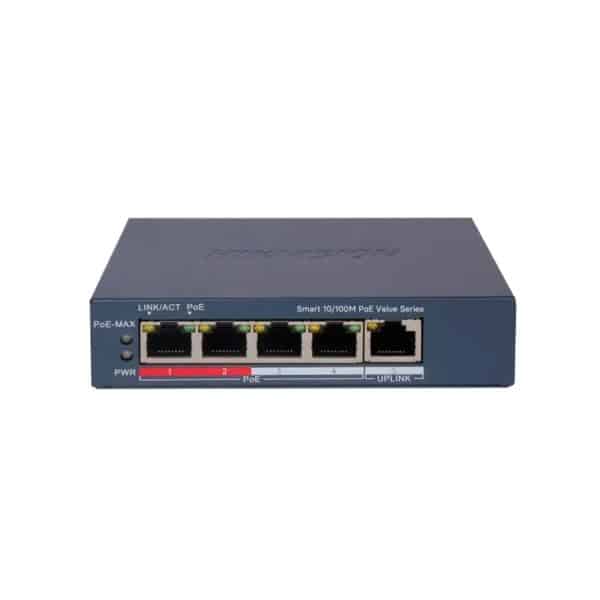 SWITCH POE 4 PUERTOS SMART DS-3E1105P-EI M  HIKVISION