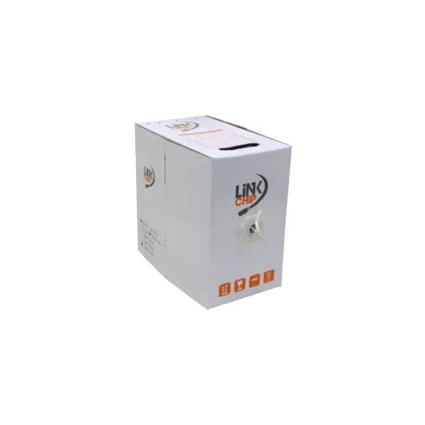 CABLE UTP 305M CAT5E UNIFILAR COBRE BLANCO PVC CBP-UW3 INTERIOR LINKCHIP