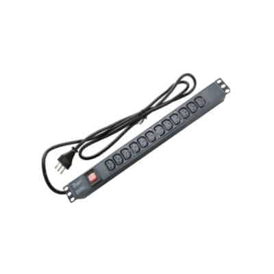 PDU 12 ENCHUFES C13 10A CON INTERRUPTOR 19PULG 1U 3M ATC