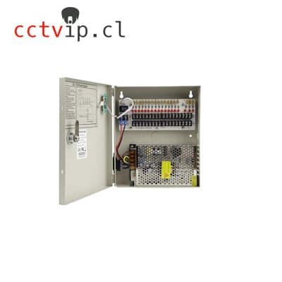 KIT FUENTE DE PODER 12V20A 18CH WATERPROOF