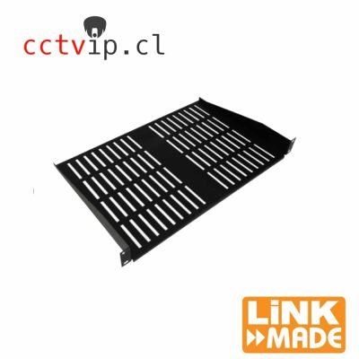 BANDEJA NEGRA P RACK REQ-TORNILLOS VENTILADA 1U 30CM-FONDO LINKMADE