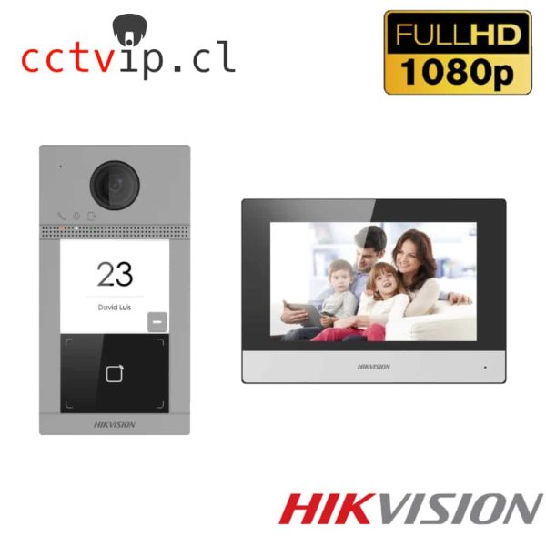 KIT VIDEO PORTERO IP DS-KIS604-P WIFI IP65 IK08 HIKVISION - Imagen 2
