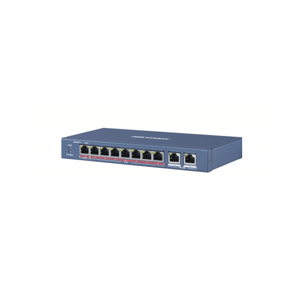 SWITCH 7 PTS POE - 1 HI-POE - 2 UPLINK DS-3E0310HP-E HIKVISION