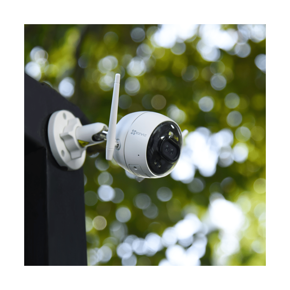 Camara IP WIFI exterior doble lente, vigilancia inteligente