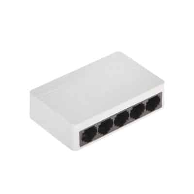 SWITCH FAST ETHERNET 5 PTS 10 100 DS-3E0105D-E HIKVISION