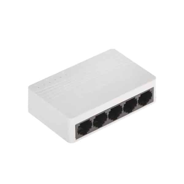 SWITCH FAST ETHERNET 5 PTS 10 100 DS-3E0105D-E HIKVISION