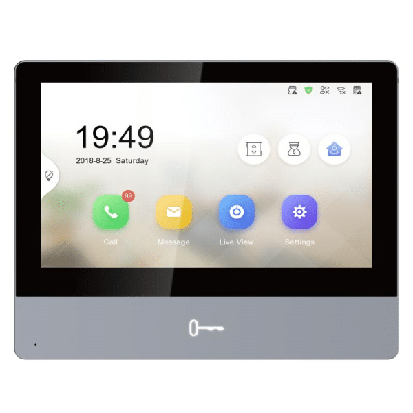MONITOR 7PULG TOUCH PARA VIDEO PORTERO DS-KH8350-TE1 HIKVISION