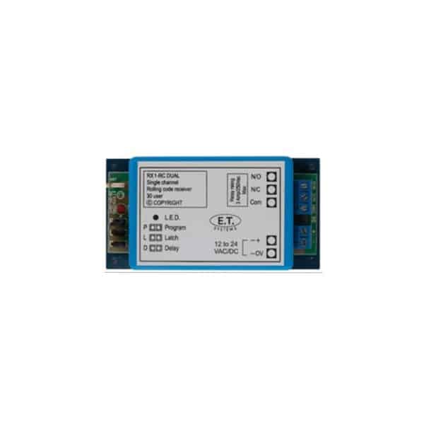 RECEPTOR RX1 1 CANAL FRECUECIA 433.9 MHZ ETSYSTEMS