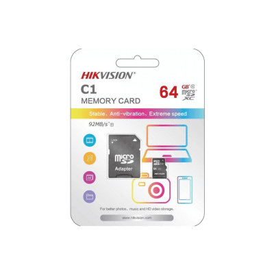 MEMORIA MICRO SDXC 64GB CLASS10 HS-TF-C1 64GB  HIKVISION