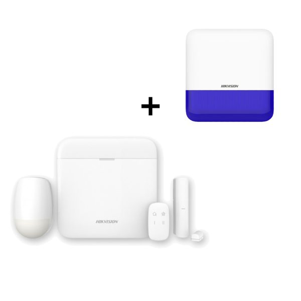 KIT ALARMA AX PRO WIFI Y 3G-SIRENA DS-PWA48-KIT-WB HIKVISION