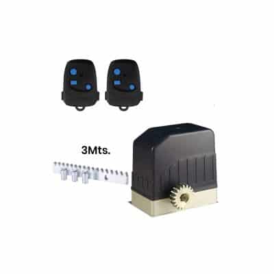 KIT MOTOR DKC 400 600KG RESIDENCIAL CENTRAL PECCININ 2TX 3MT CREM ACERO