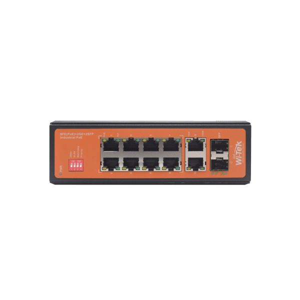 SWITCH POE INDUSTRIAL 8FE-2GE-2SFP FIBER WI-PS212GF-I V2 WITEK