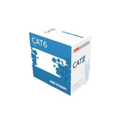CABLE UTP CAT6 100% COBRE UNIFILAR 305M DS-1LN6-UE-W HIKVISION