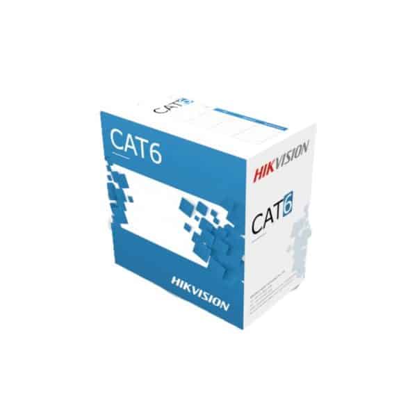 CABLE UTP CAT6 100% COBRE UNIFILAR 305M DS-1LN6-UE-W HIKVISION
