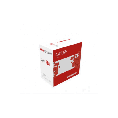 CABLE UTP CAT5E EXTERIOR 305M DS-1LN5EO-UU E NEGRO HIKVSION