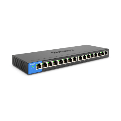SWITCH 16 PTS GIGABIT 10 100 1000 LGS116 DESKTOP NO-ADMIN NO-RACK LINKSYS