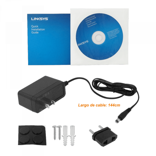 SWITCH 16 PTS GIGABIT 10 100 1000 LGS116 DESKTOP NO-ADMIN NO-RACK LINKSYS - Imagen 2