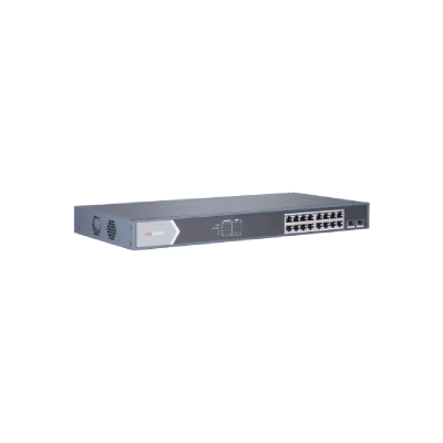 SWITCH POE 16 CH 2 GE POE NO ADMIN DS-3E0518P-E M HIKVISION