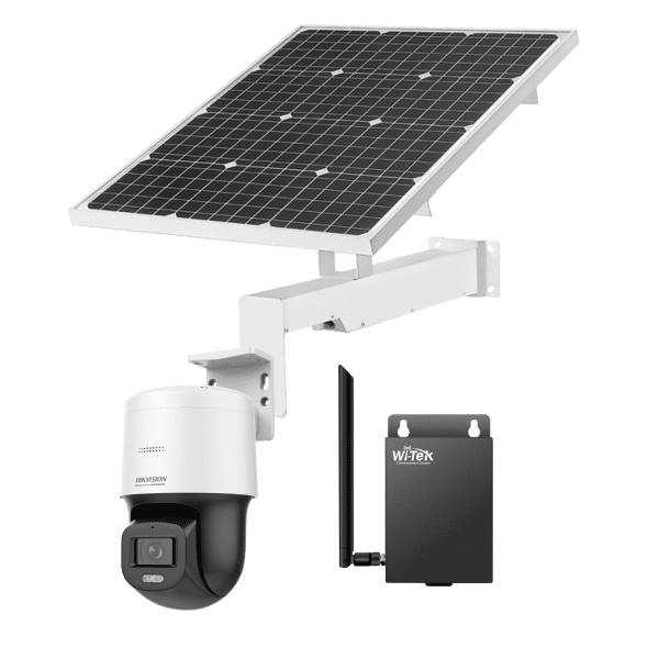 SOLUCION KIT SOLAR - CAMARA PT HIKVISION - ROUTER 4G