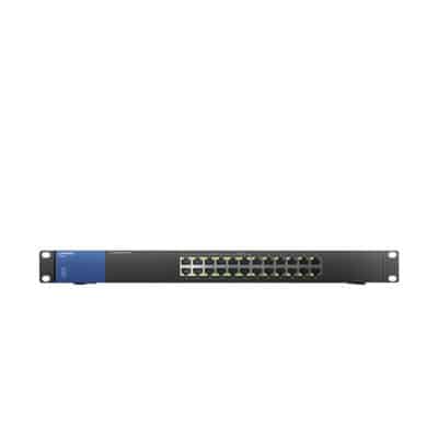 SWITCH 24 PTS LGS124P NO ADMIN.24 PTS GIGABIT (12 POE) LINKSYS