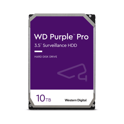HDD 10TB 7200RPM 512MB SURVEILLANCE WD102PURP WESTERN DIGITAL