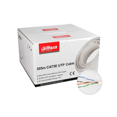 CABLE UTP 305MTS CAT5E 100% COBRE DH-PFM920I-5EUN DAHUA