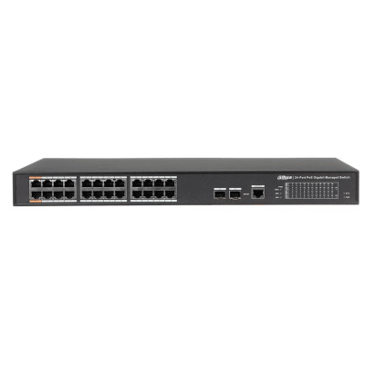 SWITCH 24 PTS 2 GIGABIT SFP UPLINK 240W DH-PFS4226-24GT-240 DAHUA