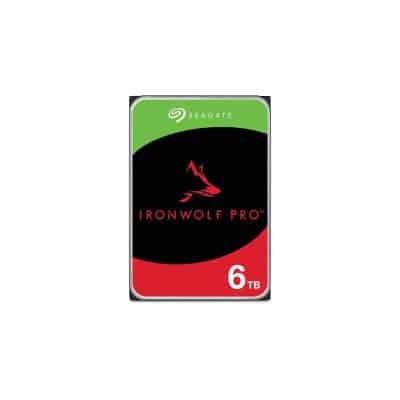 HDD 6TB 7200RPM 3.5PULG IRONWOLF PRO SATA3 256MB ST6000NT001 SEAGATE