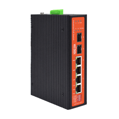 SWITCH 6 4GE-2SFP NO ADMINISTRABLE FIBER UPLINK POE SWITCH (60W) WI-PS306GF-I WITEK