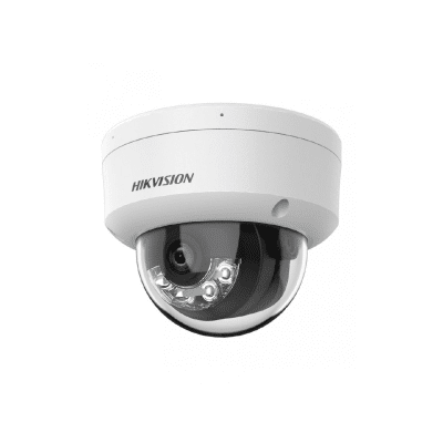 DOMO IP 4MP IR Y LUZ 30M SMART 2.8MM MIC DS-2CD1143G2-LIU HIKVISION