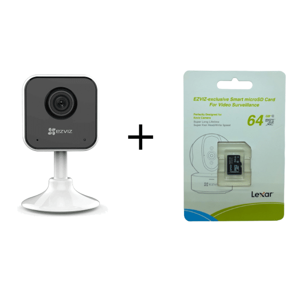 KIT H1C 2MP WIFI - MEMORIA MICROSD 64GB EZVIZ