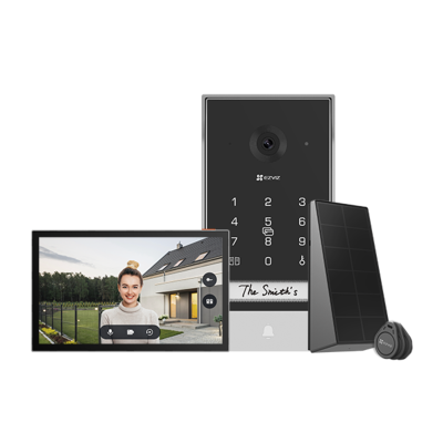 VIDEO PORTERO INTELIGENTE CON BATERIA Y PANEL SOLAR EP7 2K 3MP CS-EP7-R100-1W2HTFC EZVIZ